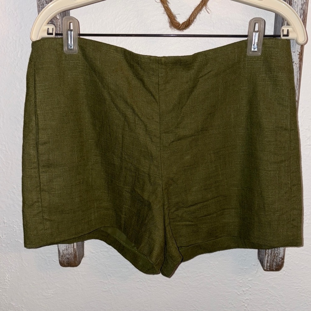 Tory Burch Olive Green Women's Shorts